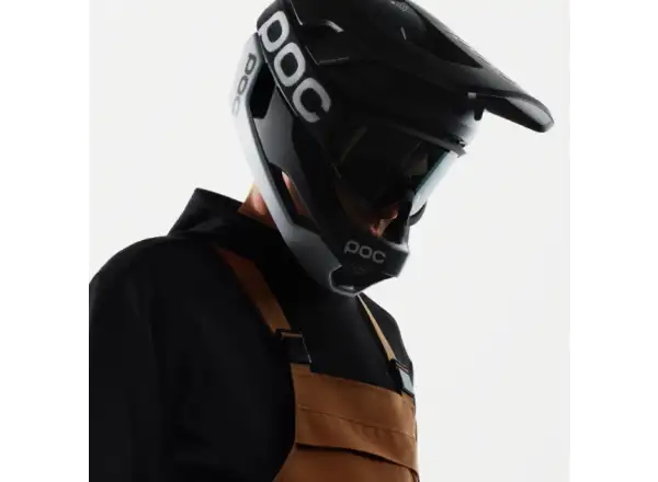 POC Otocon Race Mips prilba Uranium Black Matt/Hydrogen White
