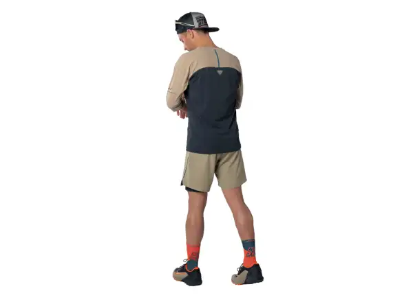 Dynafit Alpine Pro Pánske tričko s dlhým rukávom Blueberry/Rock Khaki