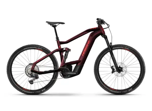 Haibike AllTrail 8 29" celoodpružený elektrobicykel Tuscan/Neon red Gloss