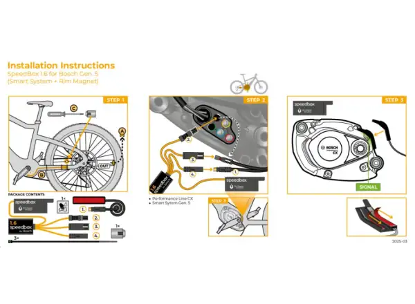 Tuning SpeedBox 1.6 pre Bosch Smart System GEN5 + Rim Magnet