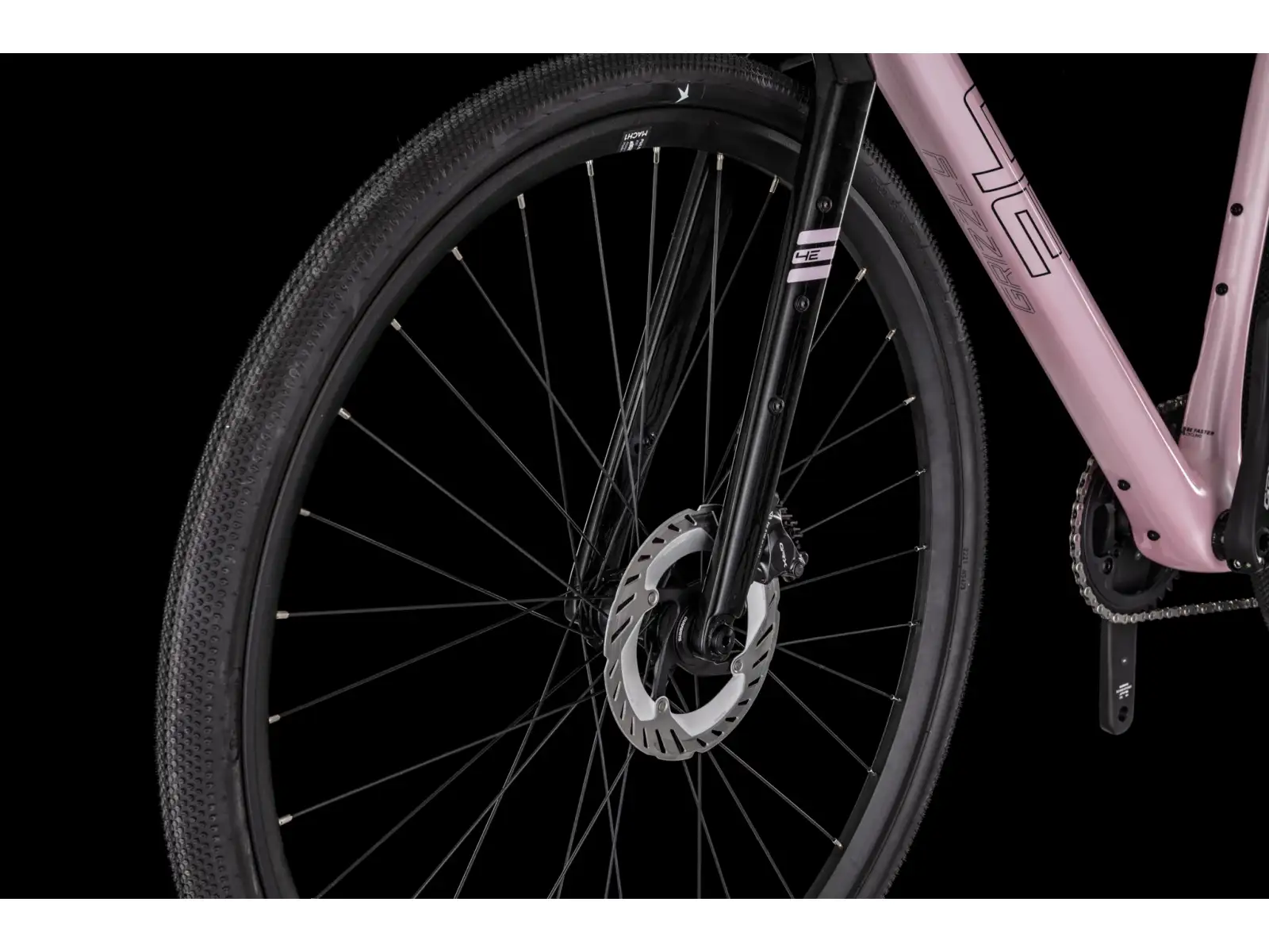 4Ever Grizzly Elite gravel bicykel coral / black