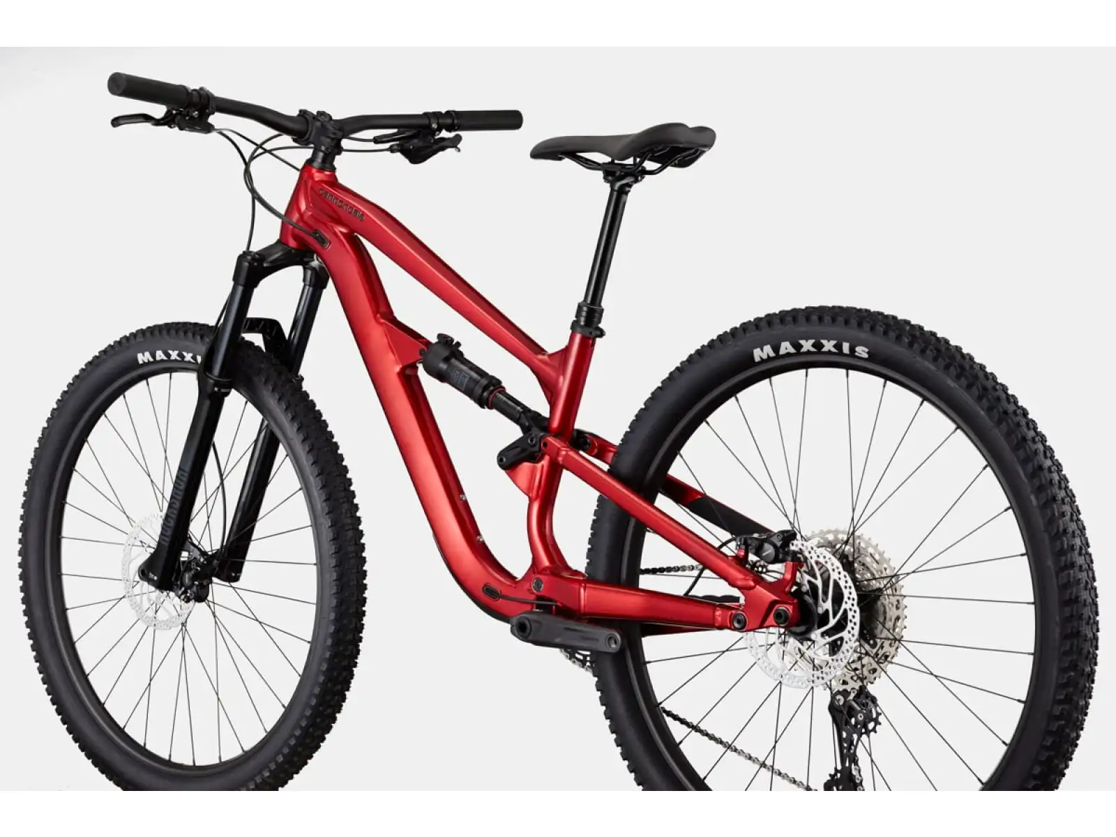 Cannondale Habit 4 celoodpružený horský bicykel Candy Red