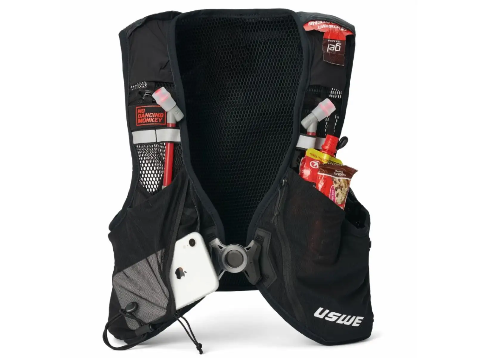 USWE Pace 14 Trail bežecká vesta Carbon Black