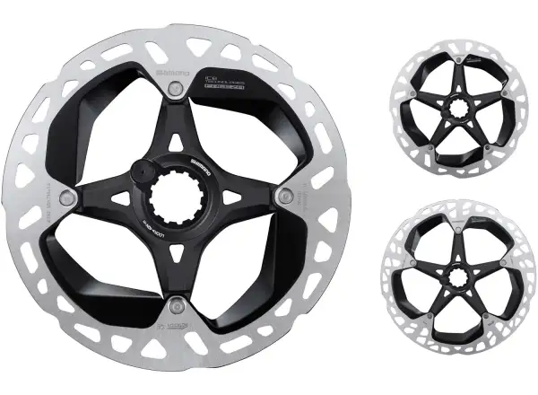 Shimano RT-MT900 brzdový kotúč 140 mm, center lock, Ice Tech, vonkajší lock ring