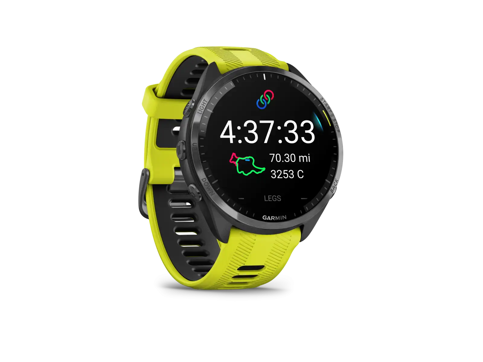 Garmin Forerunner 965 smart hodinky Carbon Grey Titan DLC/Yellow