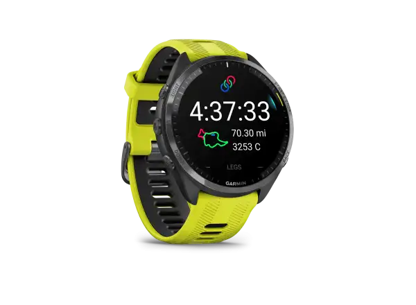 Garmin Forerunner 965 smart hodinky Carbon Grey Titan DLC/Yellow