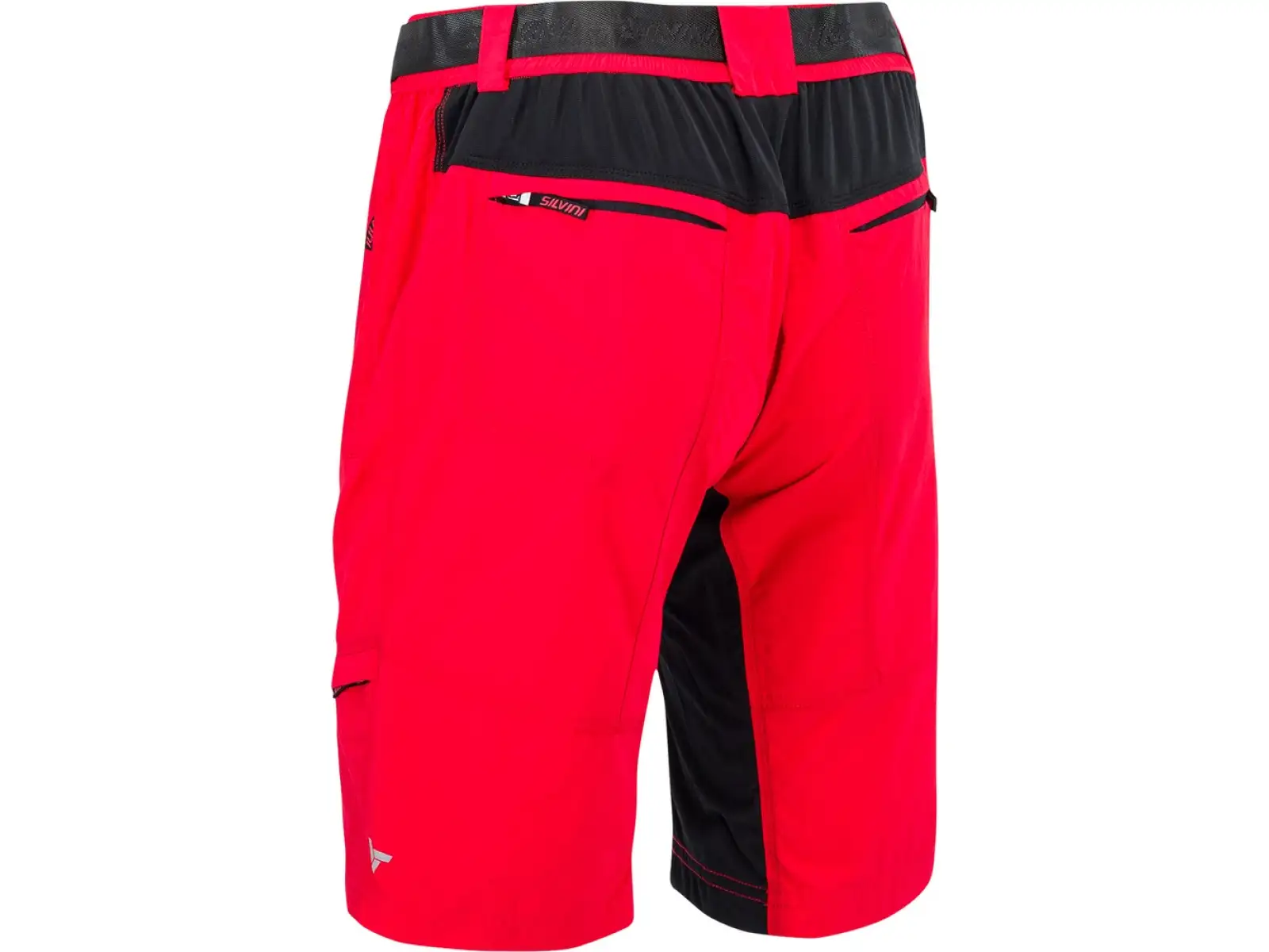 Silvini Rango pánske MTB šortky red/black