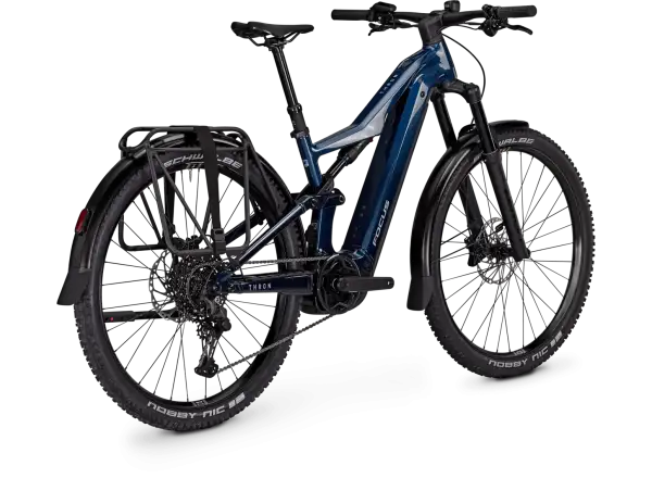 Focus THRON 7 EQP 800Wh celoodpružený elektrobicykel Azurblue / Sydneyblue