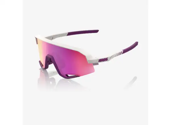 100% Slendale slnečné okuliare Matte Chalk/Purple Multilayer Mirror Lens