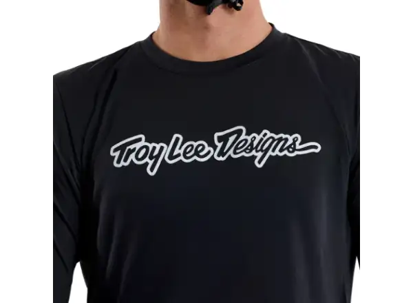 Troy Lee Designs Skyline Ride Tee pánsky dres dlhý rukáv Signature Black