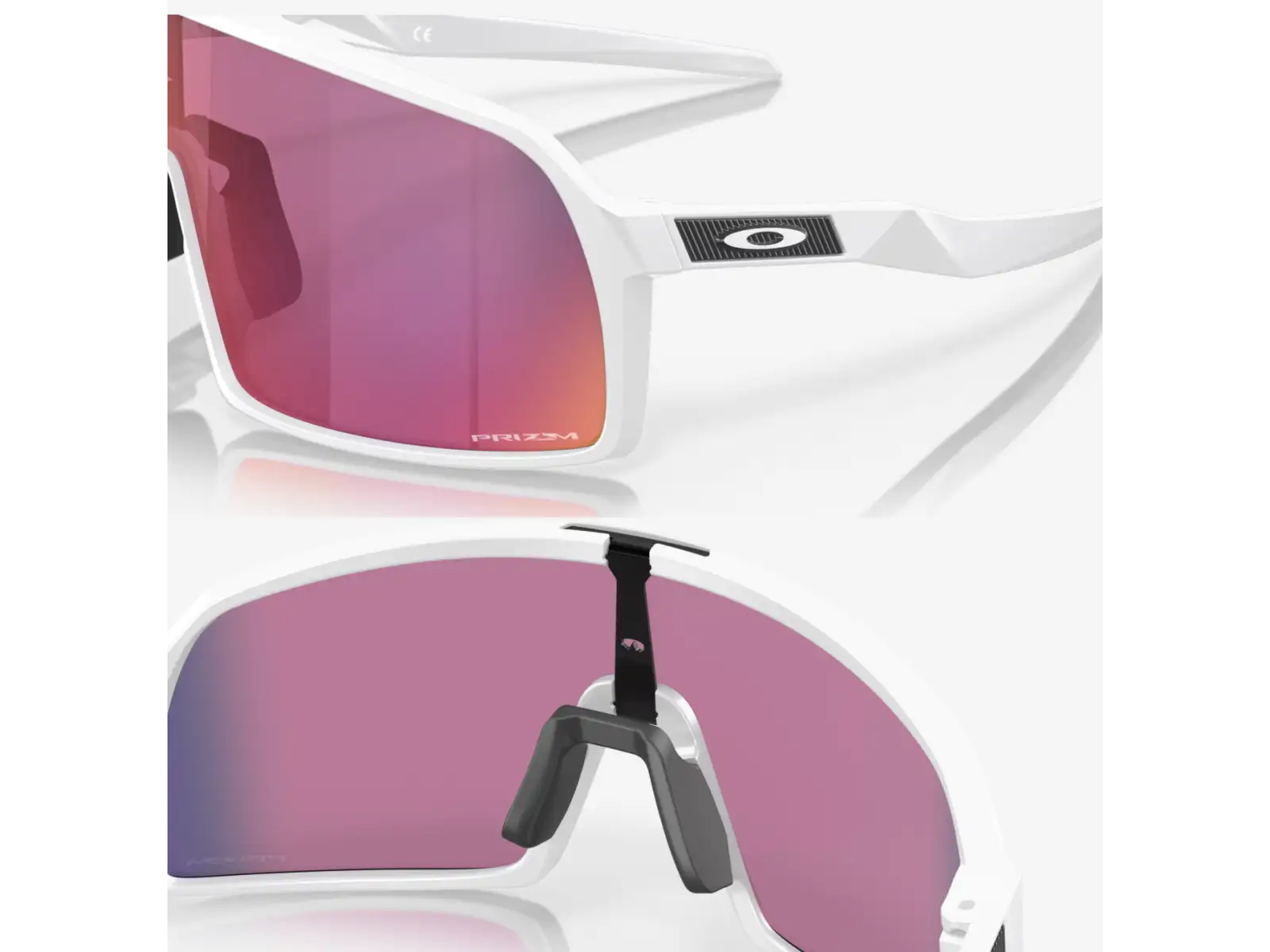 Oakley Sutro S okuliare Matte White/Prizm Road