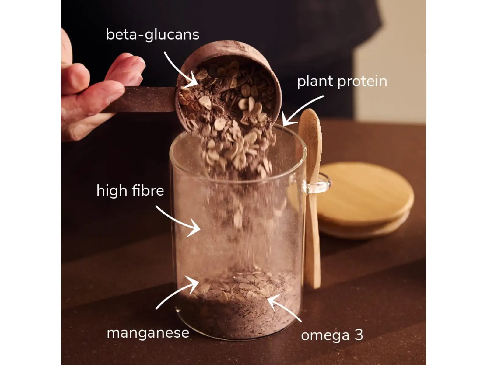 Veloforte Overnight Oats ovsená kaša Smooth Cocoa
