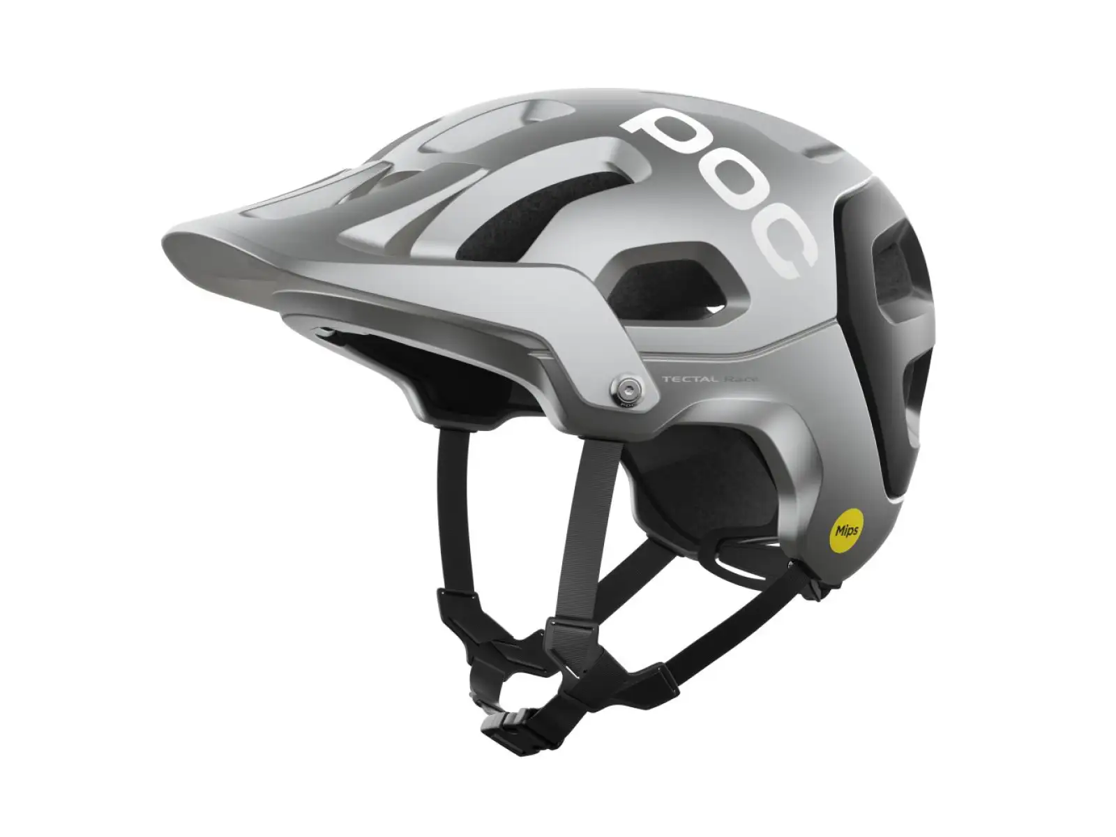 POC Tectal Race MIPS prilba Argentite Silver/Uranium Black Matt