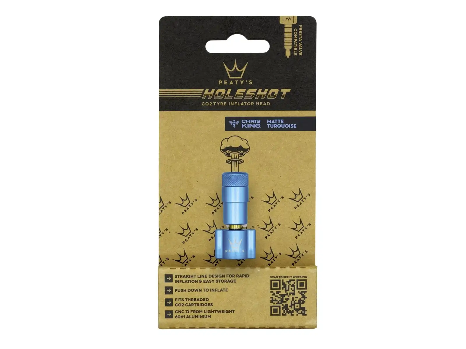 PEATYS HOLESHOT HEAD CO2 PUMPY TURQUOISE (PPR-HTI-IFH-TRQ-12)
