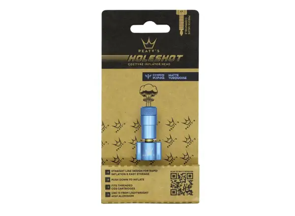 PEATYS HOLESHOT HEAD CO2 PUMPY TURQUOISE (PPR-HTI-IFH-TRQ-12)