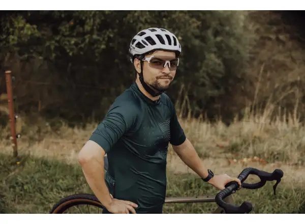 Force Sway pánsky dres krátky rukáv tmavo zelená