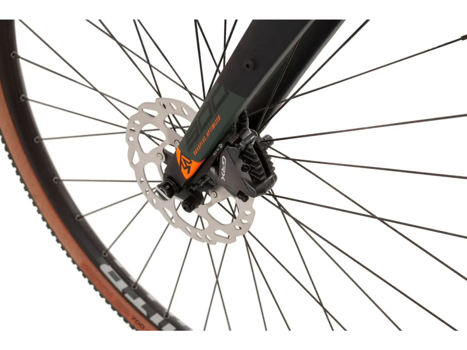 Rock Machine Gravelride CRB 900 khaki/oranžová gravel bicykel