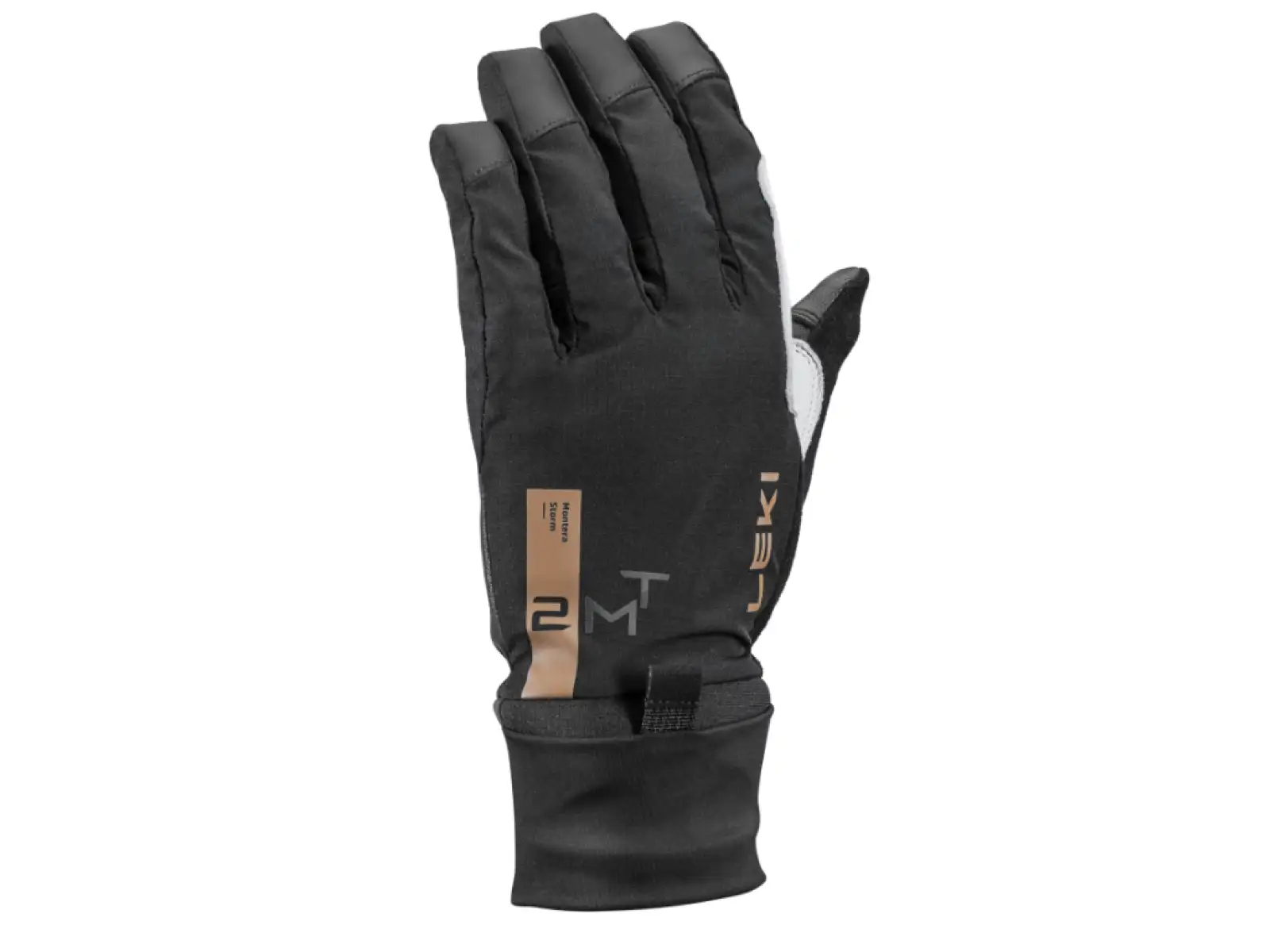 Leki Montera Storm alpinistické rukavice Black/White/Brown