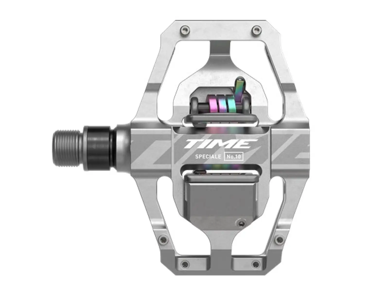 Time Speciale 10 Veľké nášľapné pedále Raw Aluminium