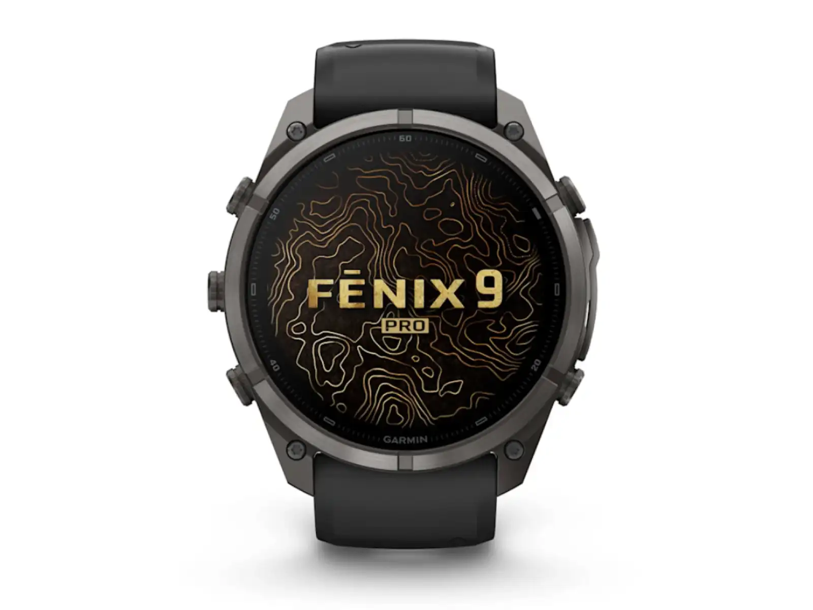 Garmin Fénix 9 Pro inReach 51 mm inteligentné hodinky Carbon gray DLC Titanium Black/Pebble gray