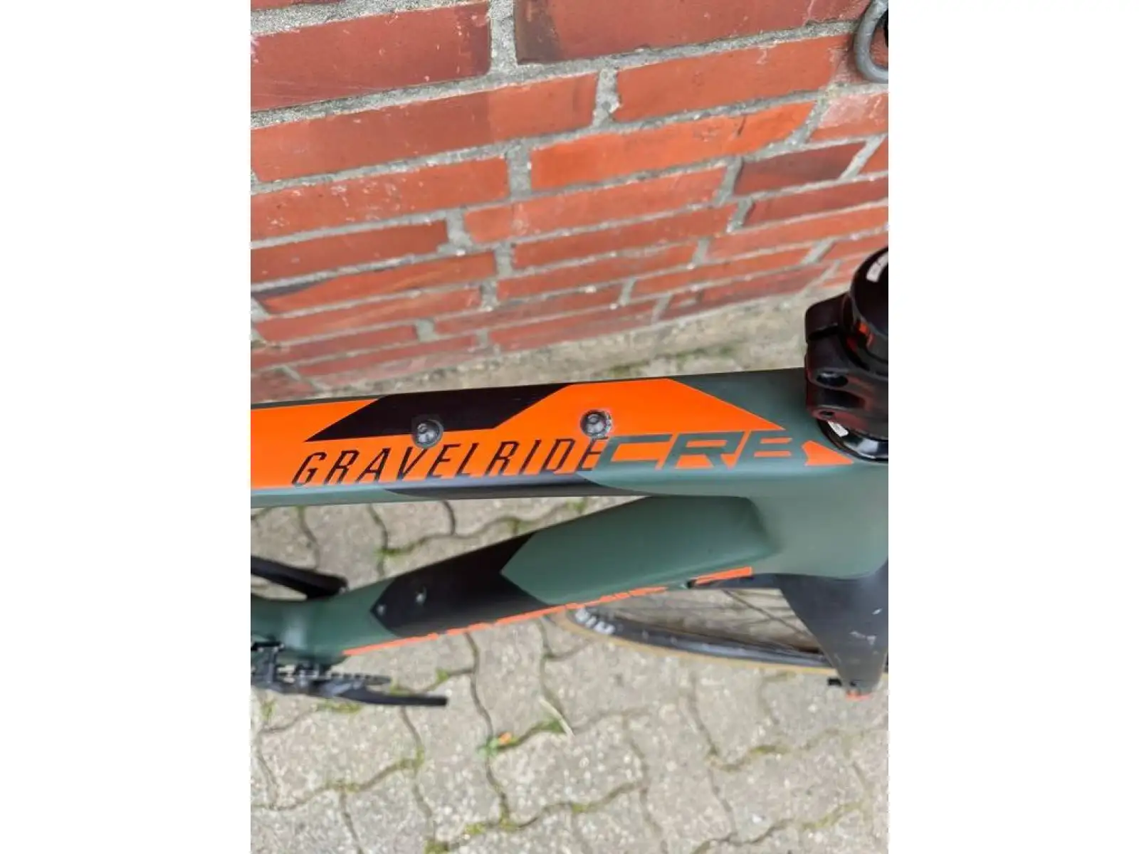 Rock Machine Gravelride CRB 900 khaki/oranžová gravel bicykel