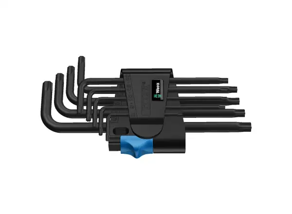Wera 967/9 TX HF 1 TORX L-kľúče s pridržaním BlackLaser sada 9 ks