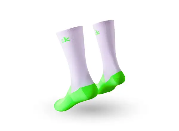 Fizik Performance cyklistické ponožky Lilac/Neon Green