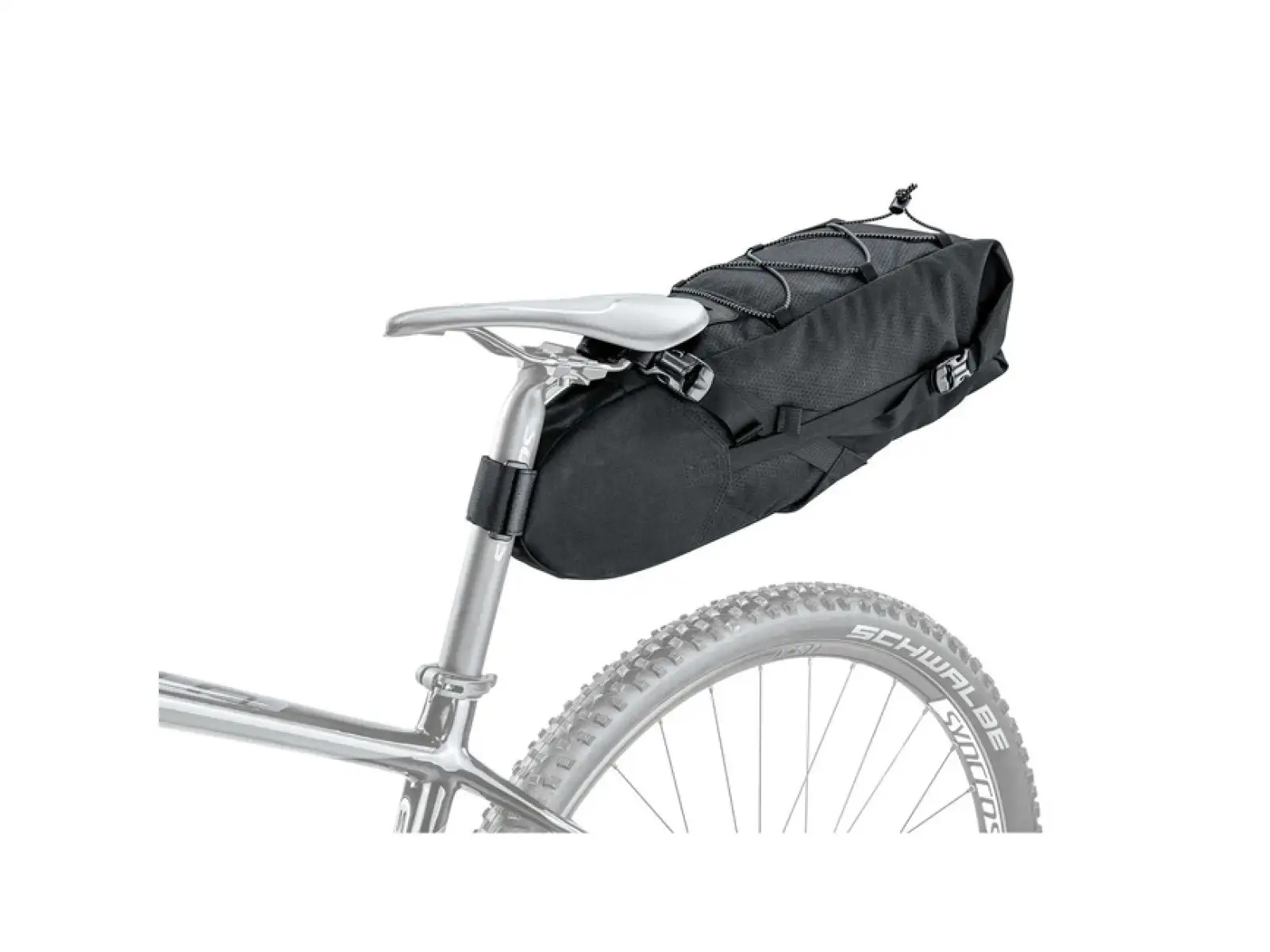 Topeak BackLoader rolovacia sedlová brašna 10 l čierna