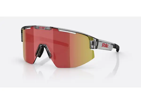 Bliz Matrix slnečné okuliare Transparent Dark Grey/Brow Red Multi