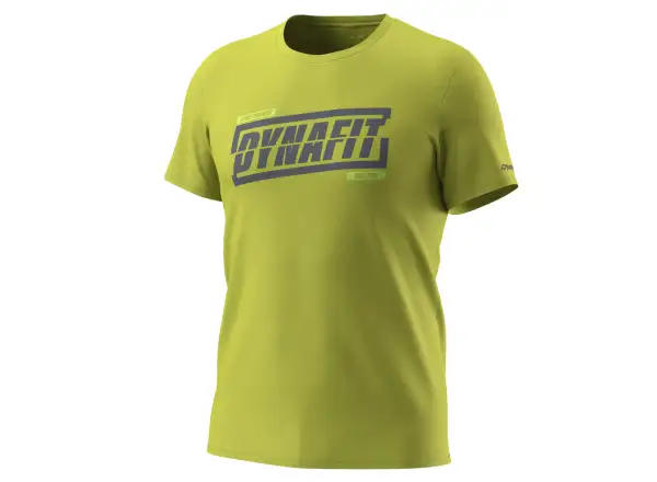 Dynafit Graphic Cotton pánske tričko krátky rukáv Golden Lime