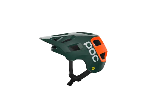 POC Kortal Race MIPS MTB prilba Pargasite Green Matt/Fluorescent Orange Matt