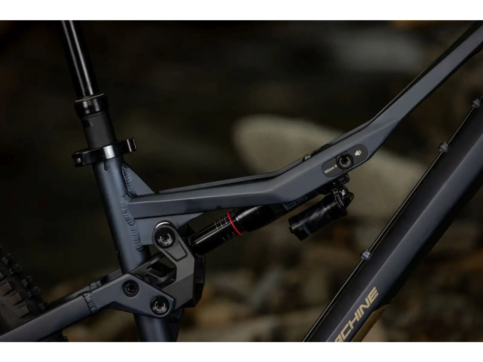 Rock Machine Whizz FS II 50 horský bicykel Matte Milionaire Blue