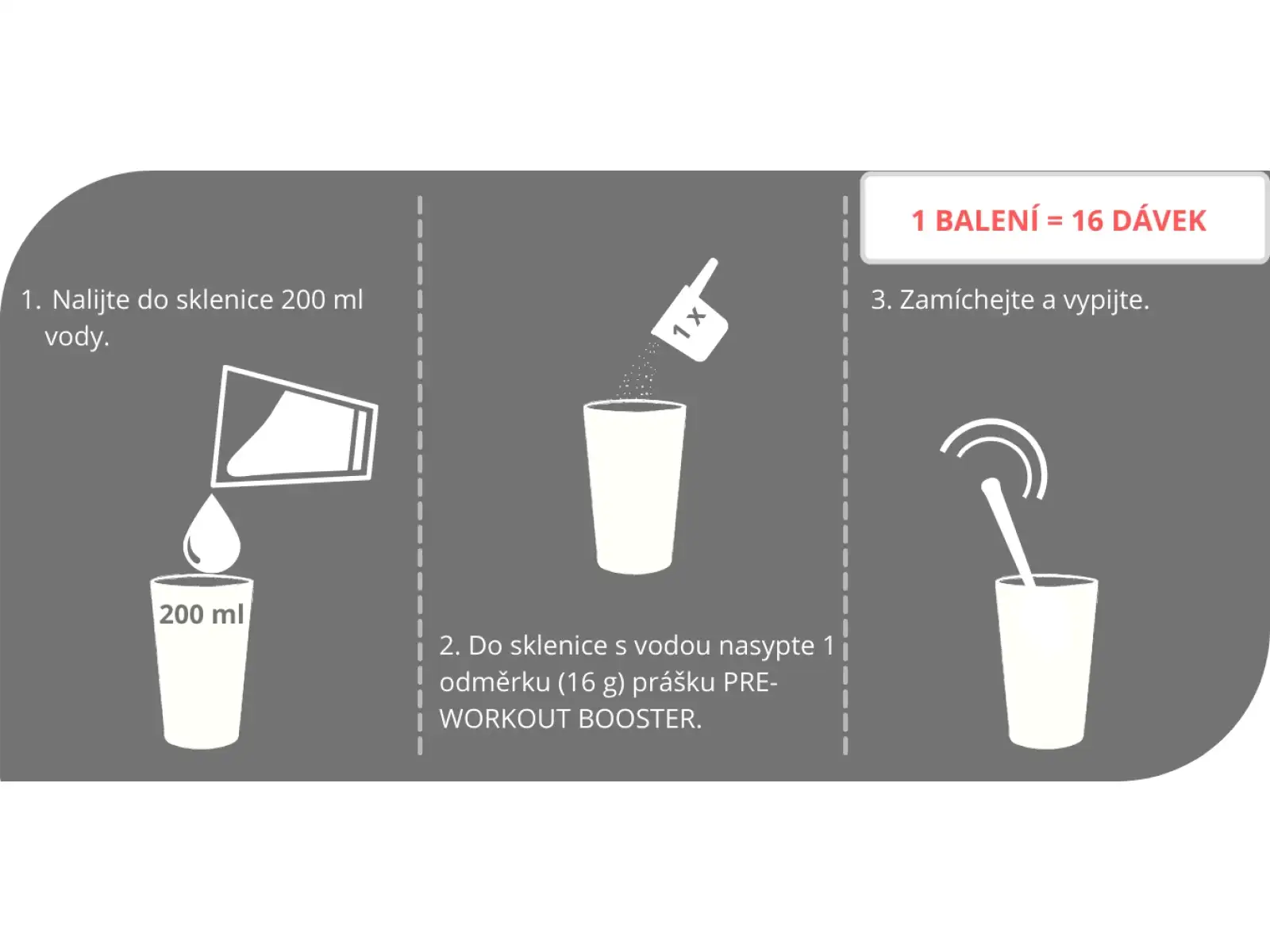 Predtréningový booster Sponser Pre-workout Booster (256 g)