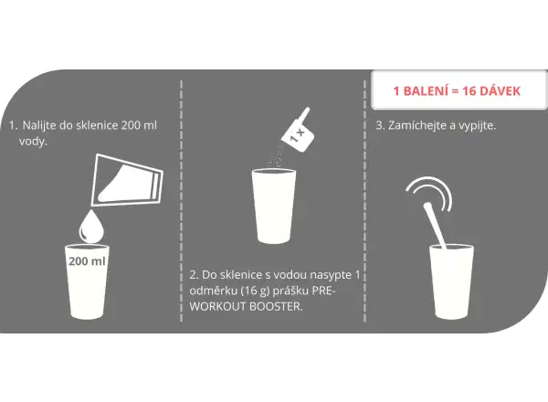 Predtréningový booster Sponser Pre-workout Booster (256 g)