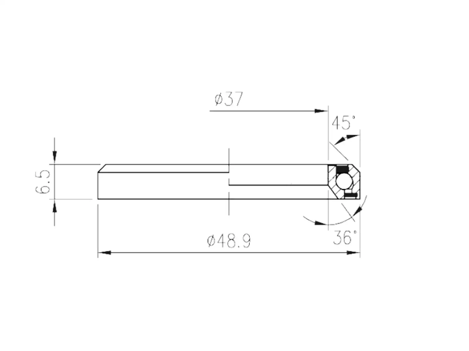FSA IS-2-138 (MR031) 1 3/8" ložisko hlavového zloženia