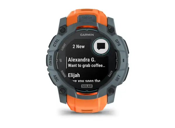 Garmin Instinct 3 Solar 50 mm smart hodinky Twilight/Solstice remienok