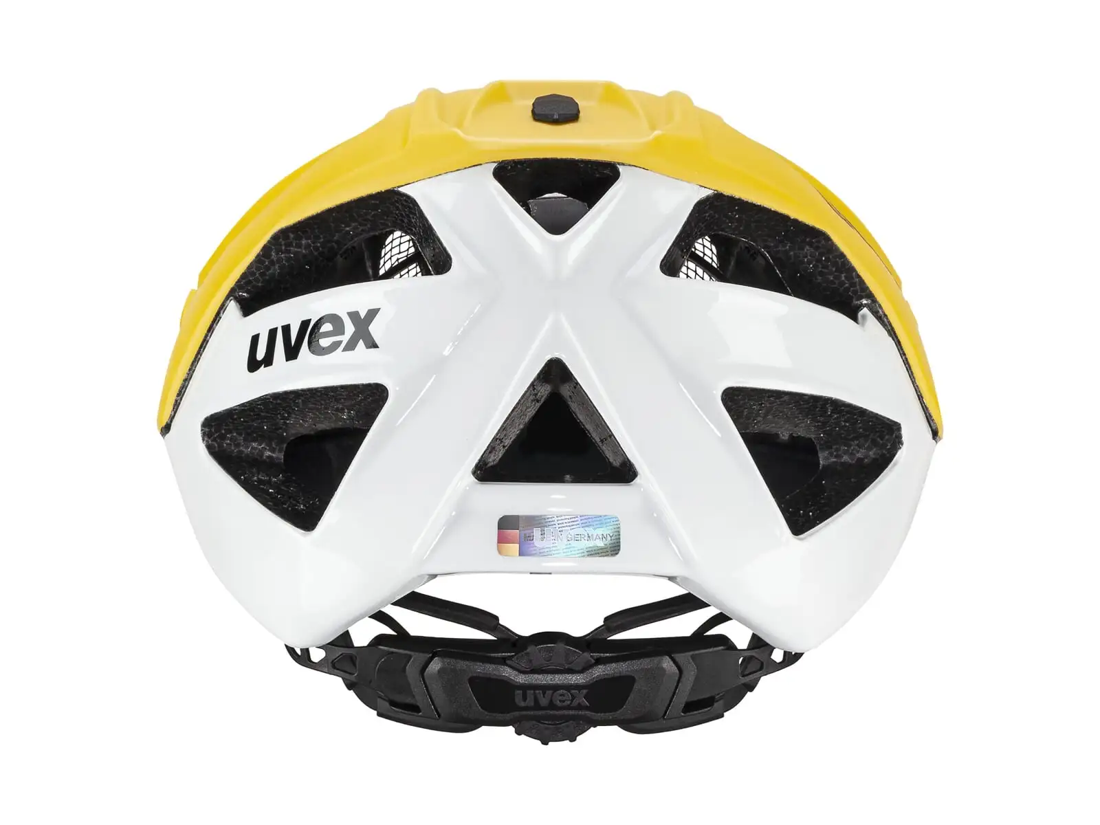 Prilba Uvex Quatro CC Sunbee/White Matt