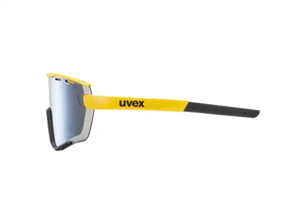 Uvex Sportstyle 236 cyklistické okuliare Set Sunbee Black Mat/Mirror Silver+Clear