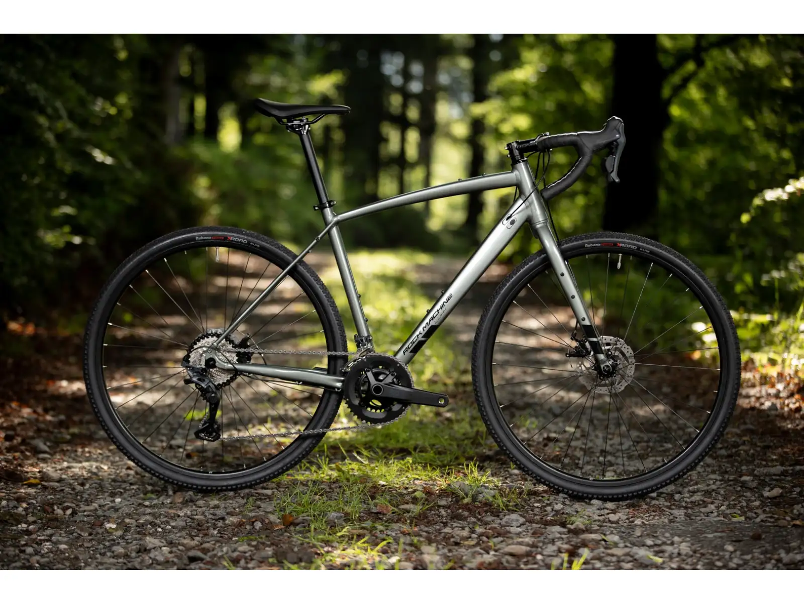 Rock Machine Lukk 40 gravel bicykel Gloss Granite Green