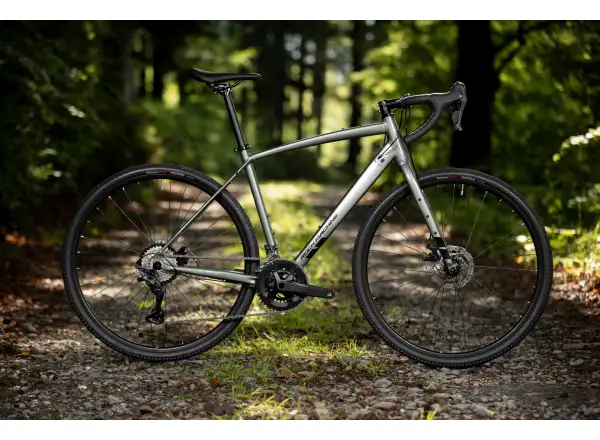 Rock Machine Lukk 40 gravel bicykel Gloss Granite Green
