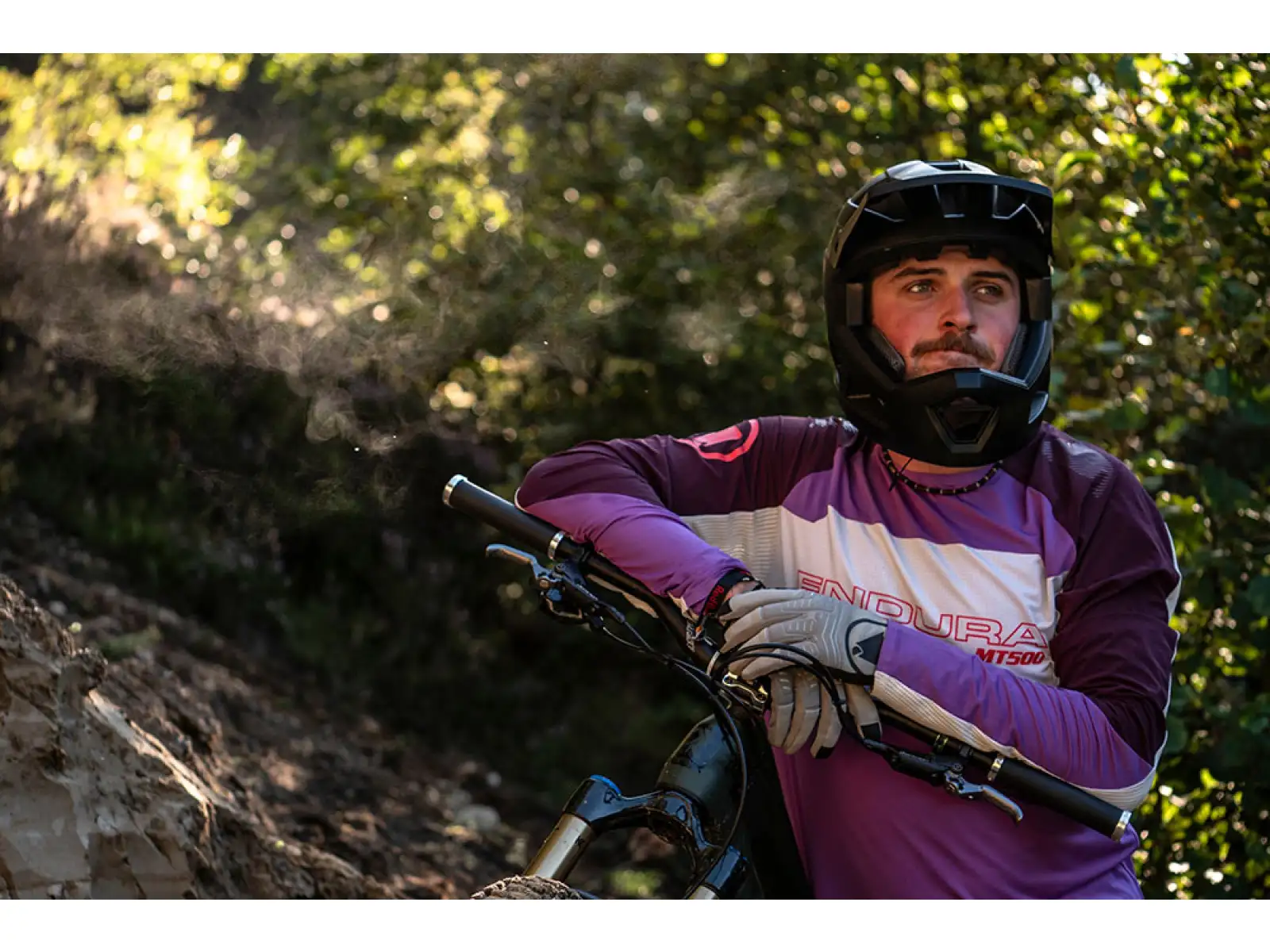 Endura MT500 Burner Lite pánsky dres s dlhým rukávom Thistle