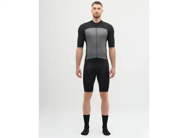 Silvini Stelvio pánsky dres krátky rukáv Black/Ruby