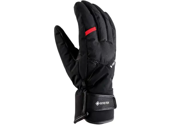 Viking Branson GTX pánske lyžiarske rukavice Black/Red