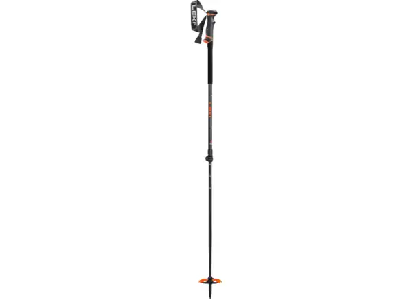 Leki Helicon Lite skialpové palice Dark anthracite/Neon orange/Black