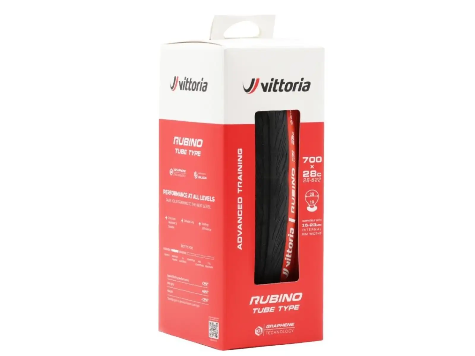 Vittoria Rubino V G2.0 28-622 cestný plášť kevlar red