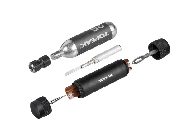Topeak TubiPod Max opravná súprava pre bezdušové plášte čierna