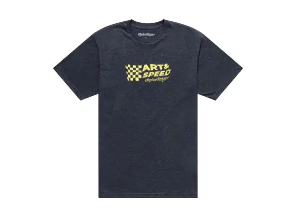 Troy Lee Designs Finish Line pánske tričko krátky rukáv Black heather