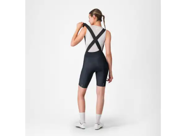 Castelli Prima 2 DT dámske kraťasy s trakmi Black/Black