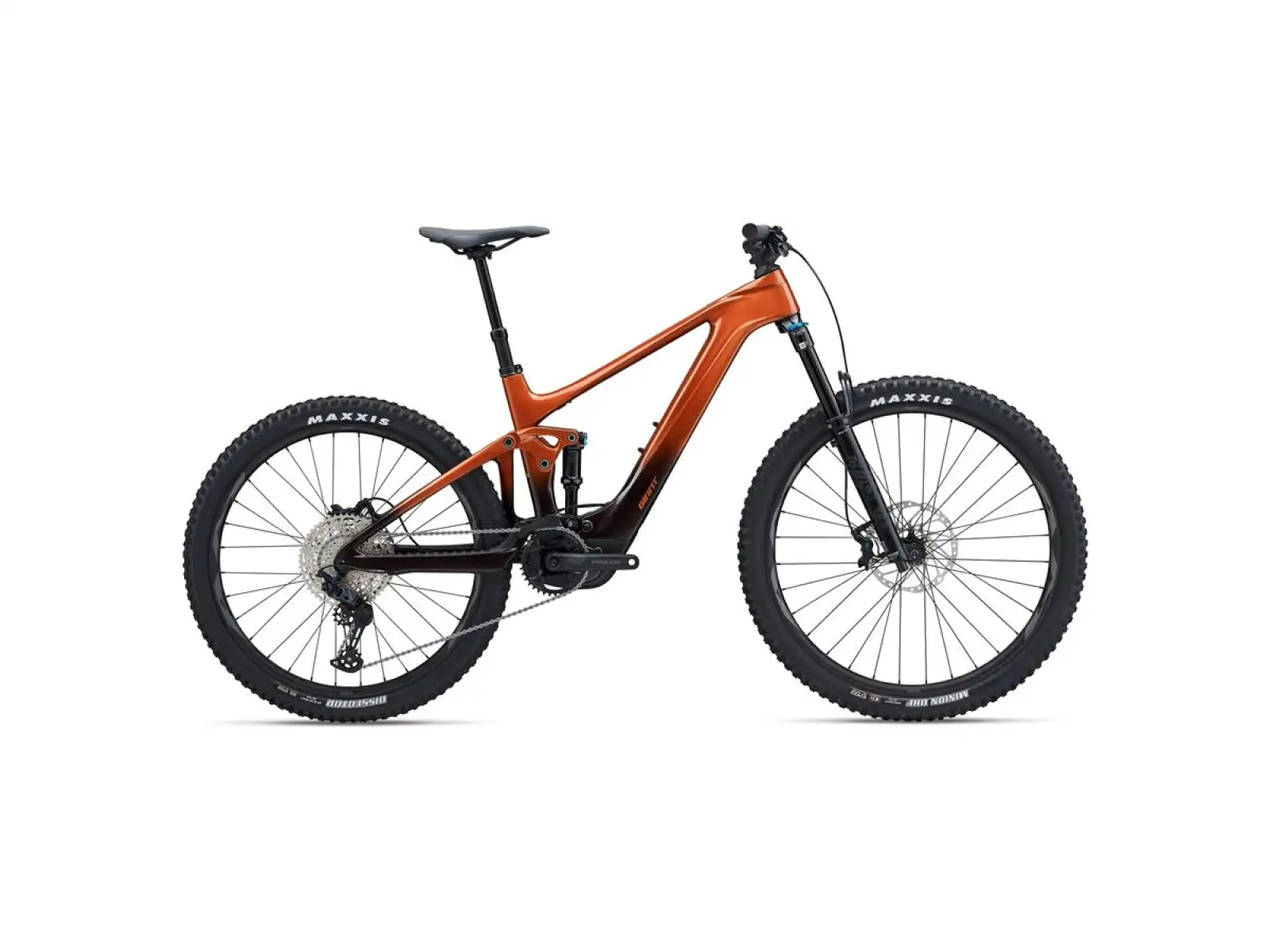 Giant Trance X Advanced E+ EL 2 horský elektrobicykel Amber Glow / Cordovan