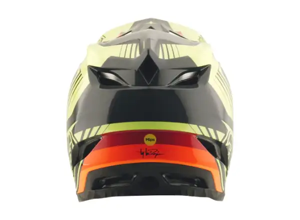 Troy Lee Designs D4 Polyacrylite Qualifier prilba Black/Yellow
